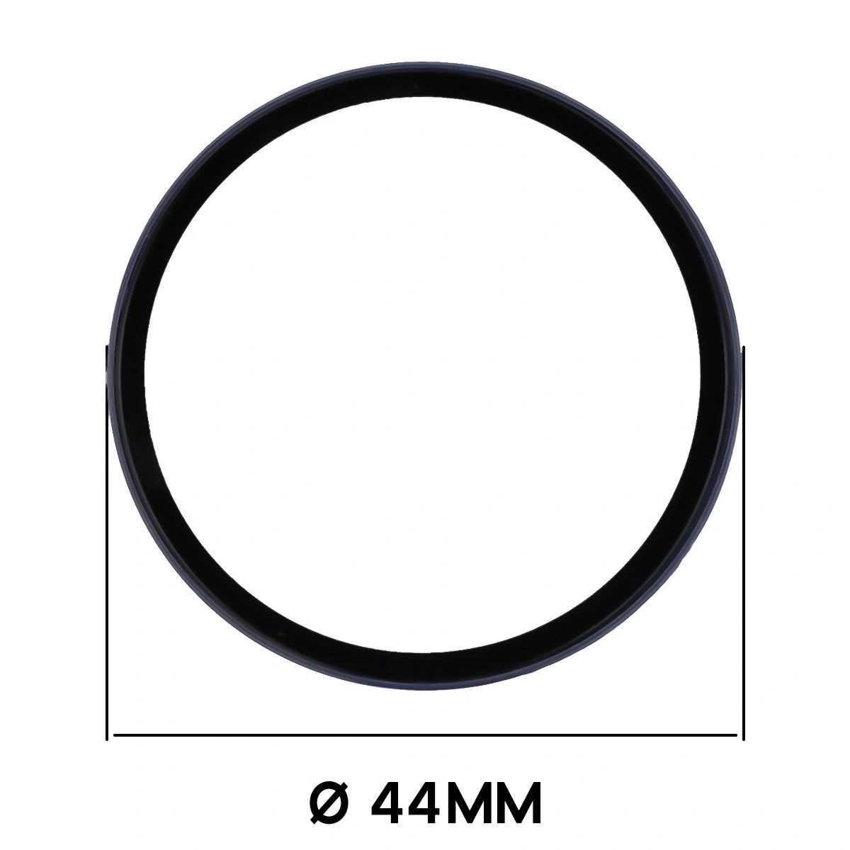 Abmessungen der Hülle Bizon Case+Glass Watch für Huawei Watch GT6 46 mm