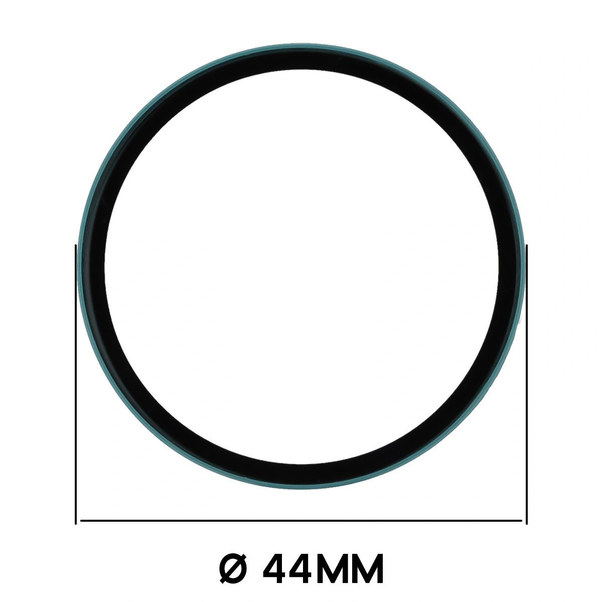 Abmessungen der Hülle Bizon Case+Glass Watch für Huawei Watch GT6 46 mm