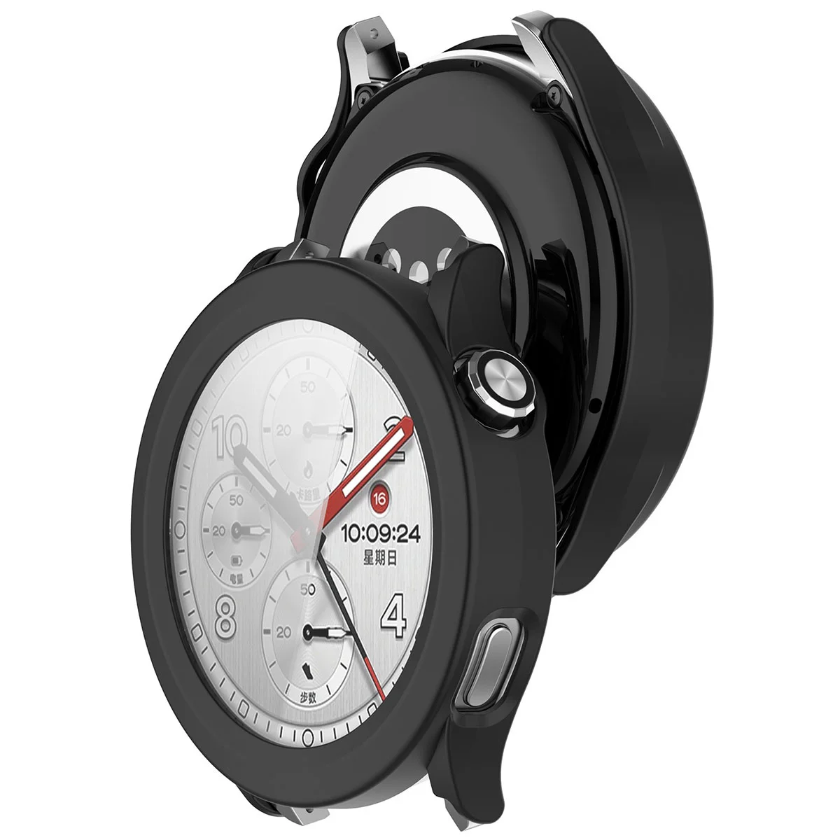 Etui z wbudowanym szkłem Bizon Case Watch Adamo do Xiaomi Watch S5