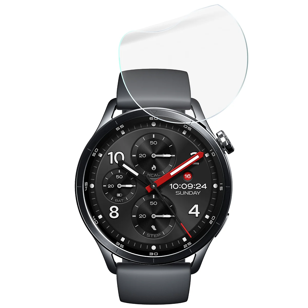 Zestaw folii hydrożelowych Bizon Watch Film Hydrogel Duo dla Xiaomi Watch S5