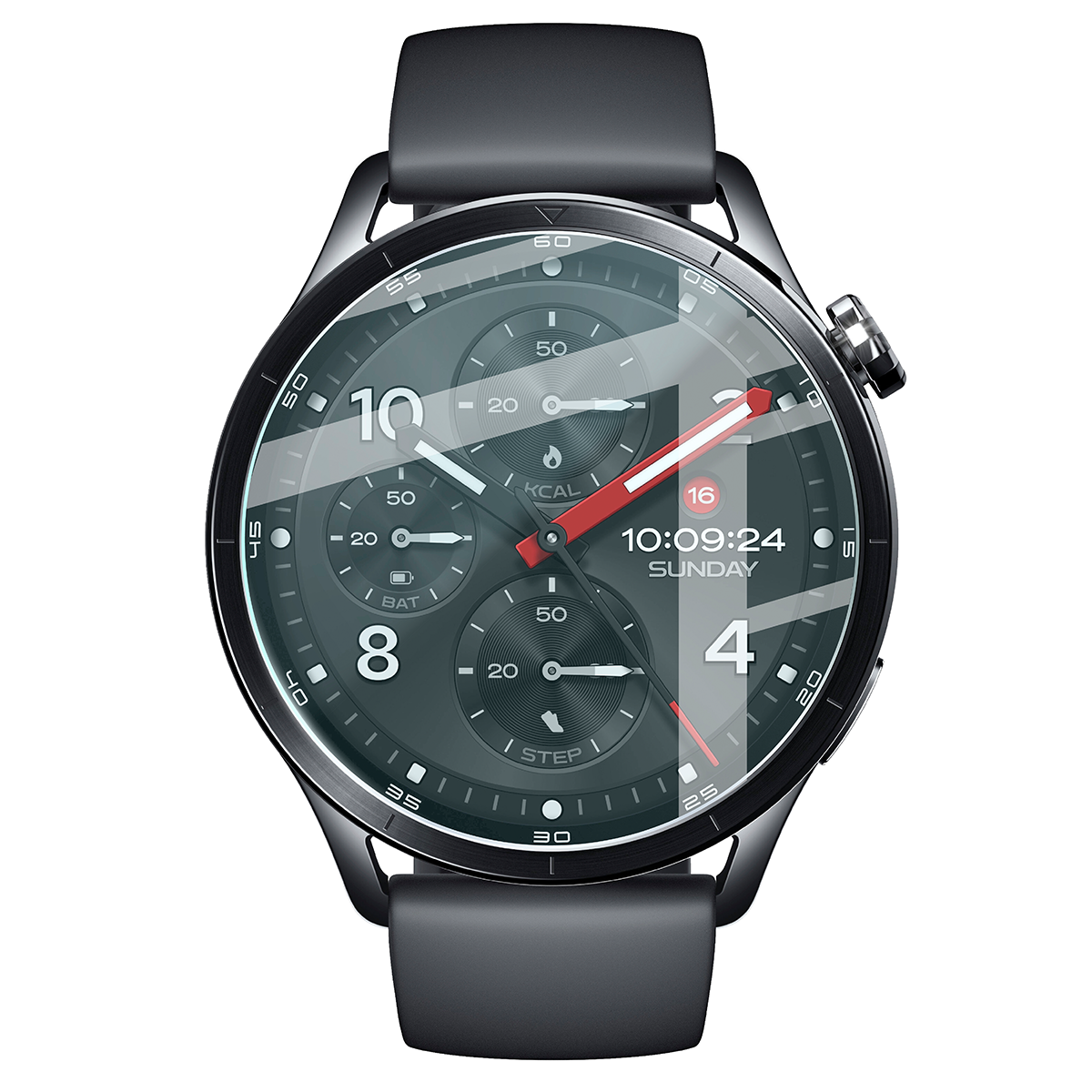 Dimensions of the glass Bison Watch Glass Clear for Xiaomi Watch S5