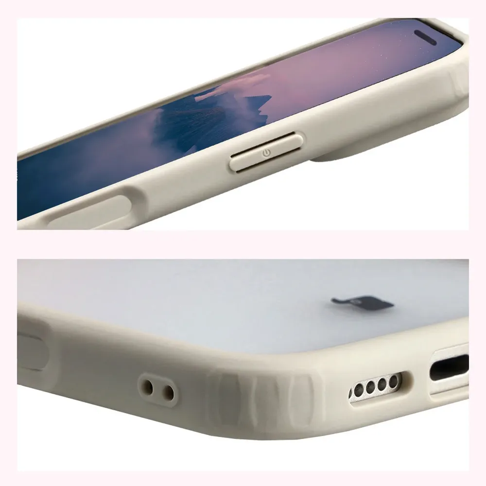 Wzmocnione narożniki i podwyższone ranty ekranu w etui Bizon Case Angelo do iPhone 18 Pro / 17 Pro