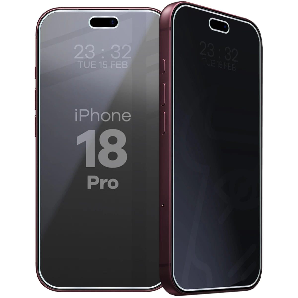 Szkło hybrydowe prywatyzujące Bizon Hybrid Shadow do iPhone 18 Pro