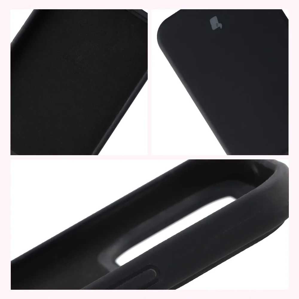 Konstrukcja etui Bizon Soft Case: zintegrowane osłony, podwyższone krawędzie i wyściółka z mikrofibry do Xiaomi POCO F9 Pro