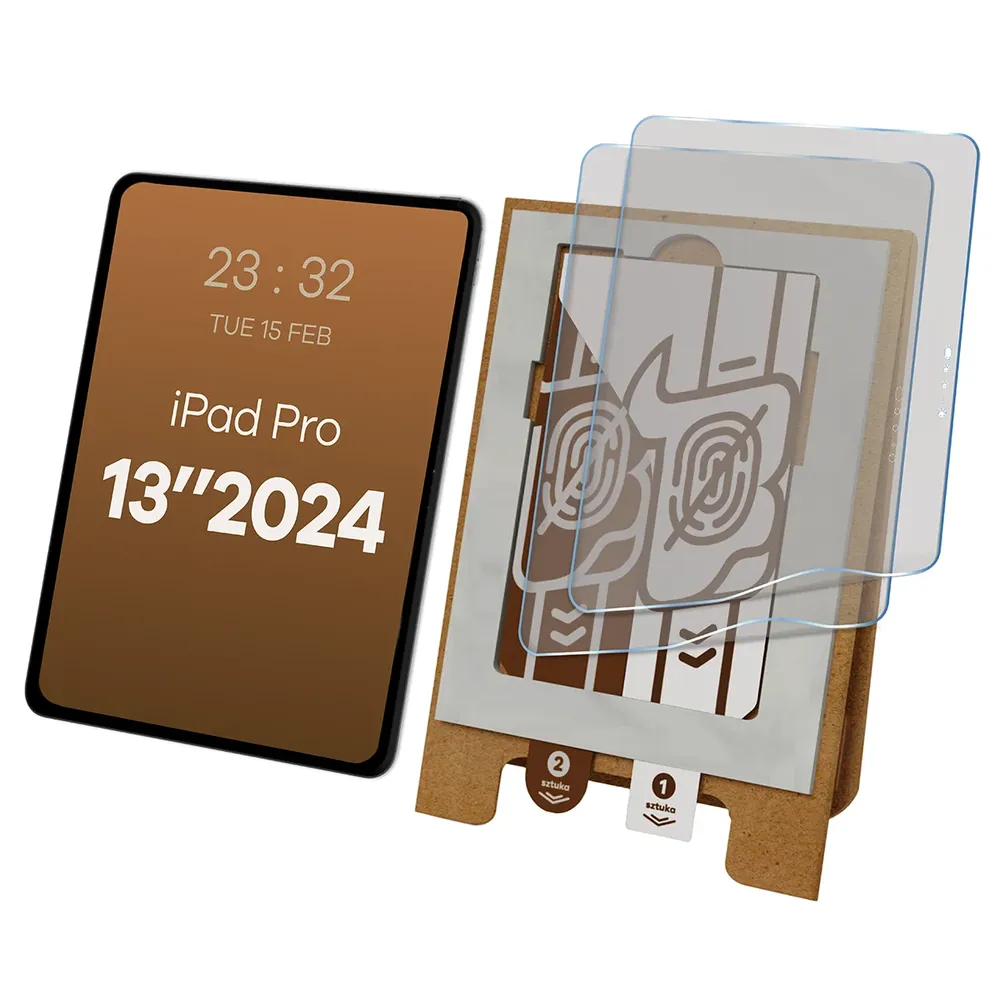 Aplikator Bizon Eplikator Tab Film Matte do łatwej aplikacji ochrony ekranu dla Apple iPad Pro 13 M4 2024
