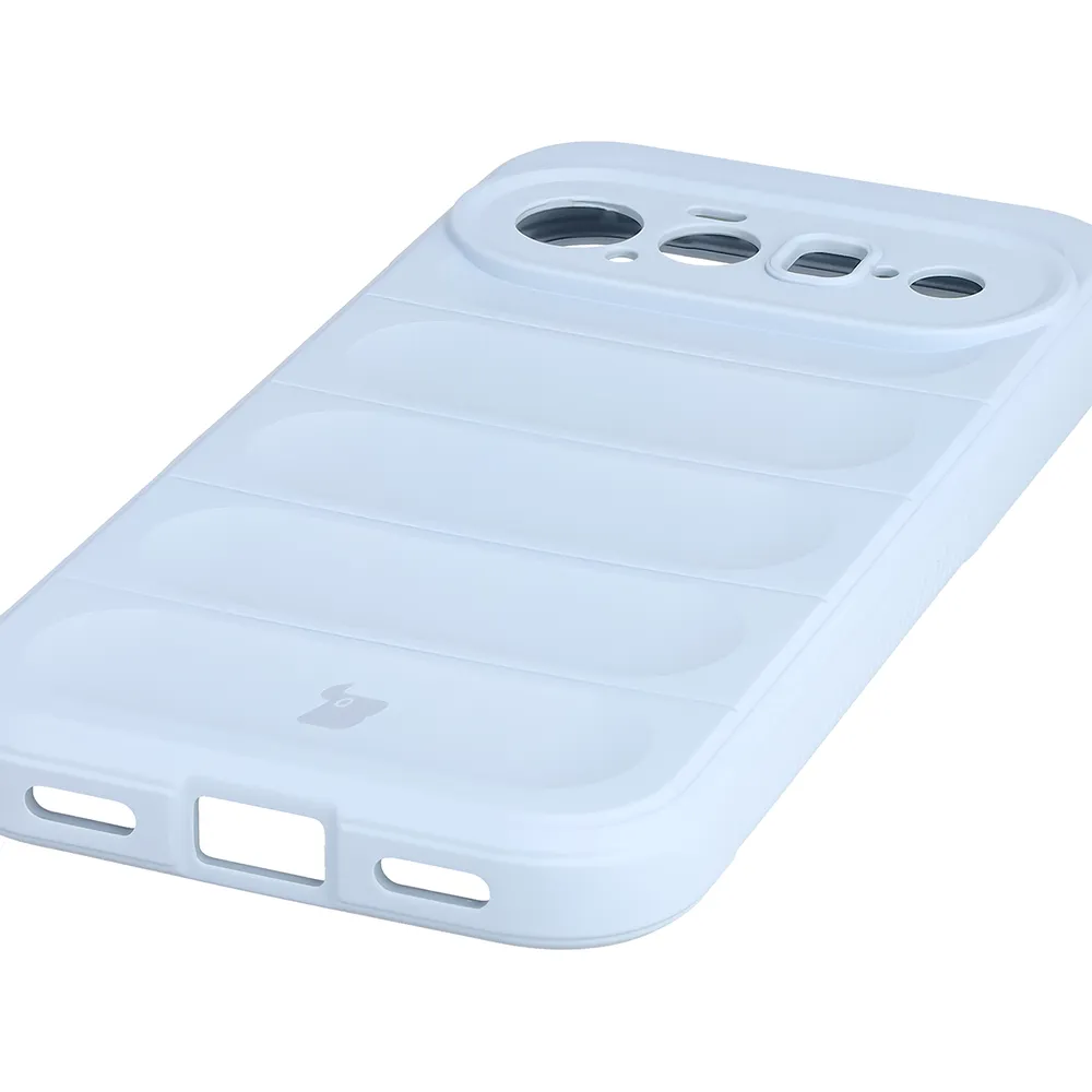 Precyzyjne wycięcia i kompatybilność z ładowaniem indukcyjnym w etui Bizon Case Tur do Google Pixel 11