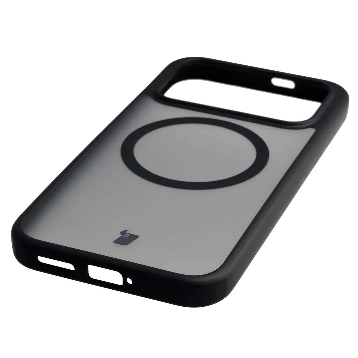 Zintegrowane przyciski, wycięcia i hybrydowy materiał w etui Bizon Case MatteO do Xiaomi POCO F9 Pro