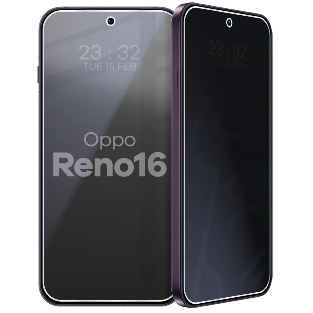 Szkło hybrydowe prywatyzujące Bizon Hybrid Shadow do OPPO Reno16