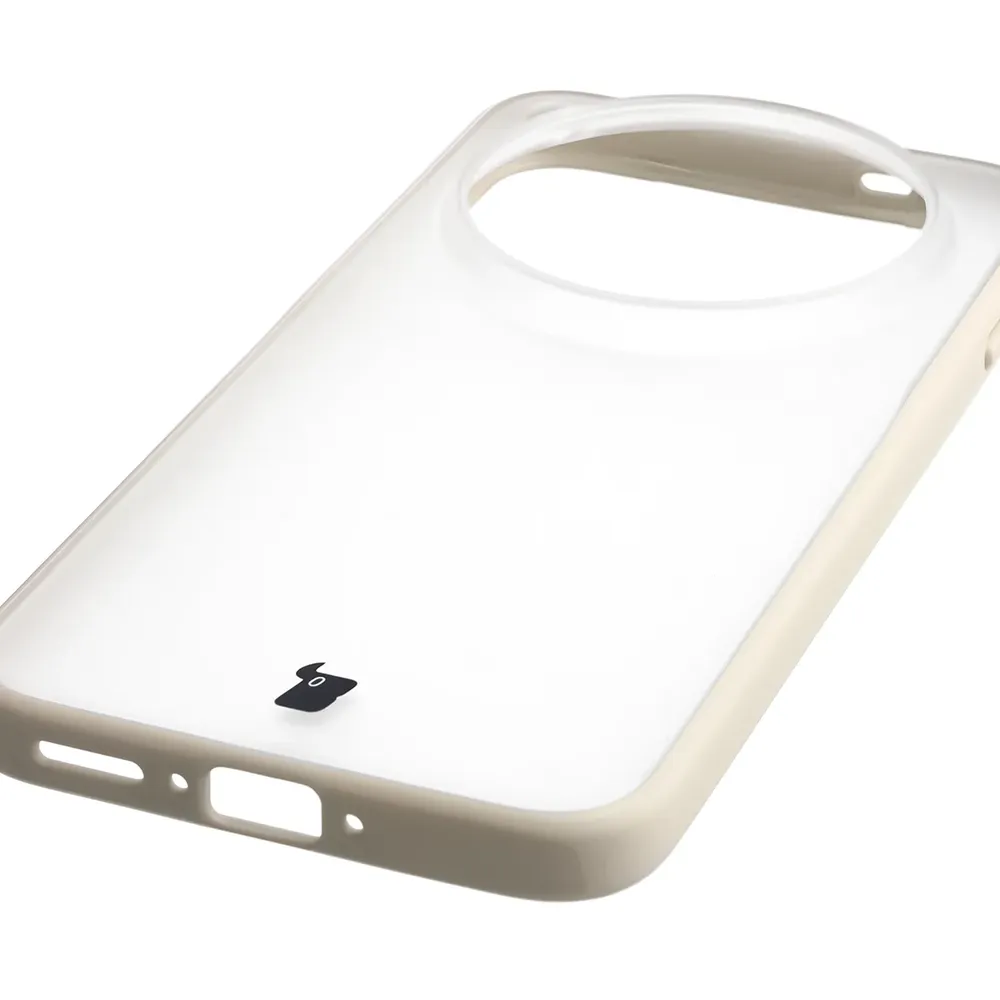 Zintegrowane przyciski, wycięcia i hybrydowy materiał w etui Bizon Case Angelo do Vivo X500 Pro Max