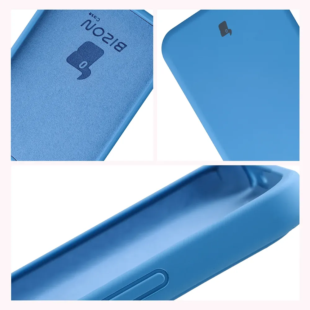 Konstrukcja etui Bizon Soft Case: zintegrowane osłony, podwyższone krawędzie i wyściółka z mikrofibry do Xiaomi Redmi 17 5G / 4G