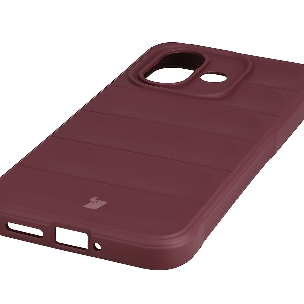 Precyzyjne wycięcia i kompatybilność z ładowaniem indukcyjnym w etui Bizon Case Tur do Xiaomi Redmi Note 17 5G