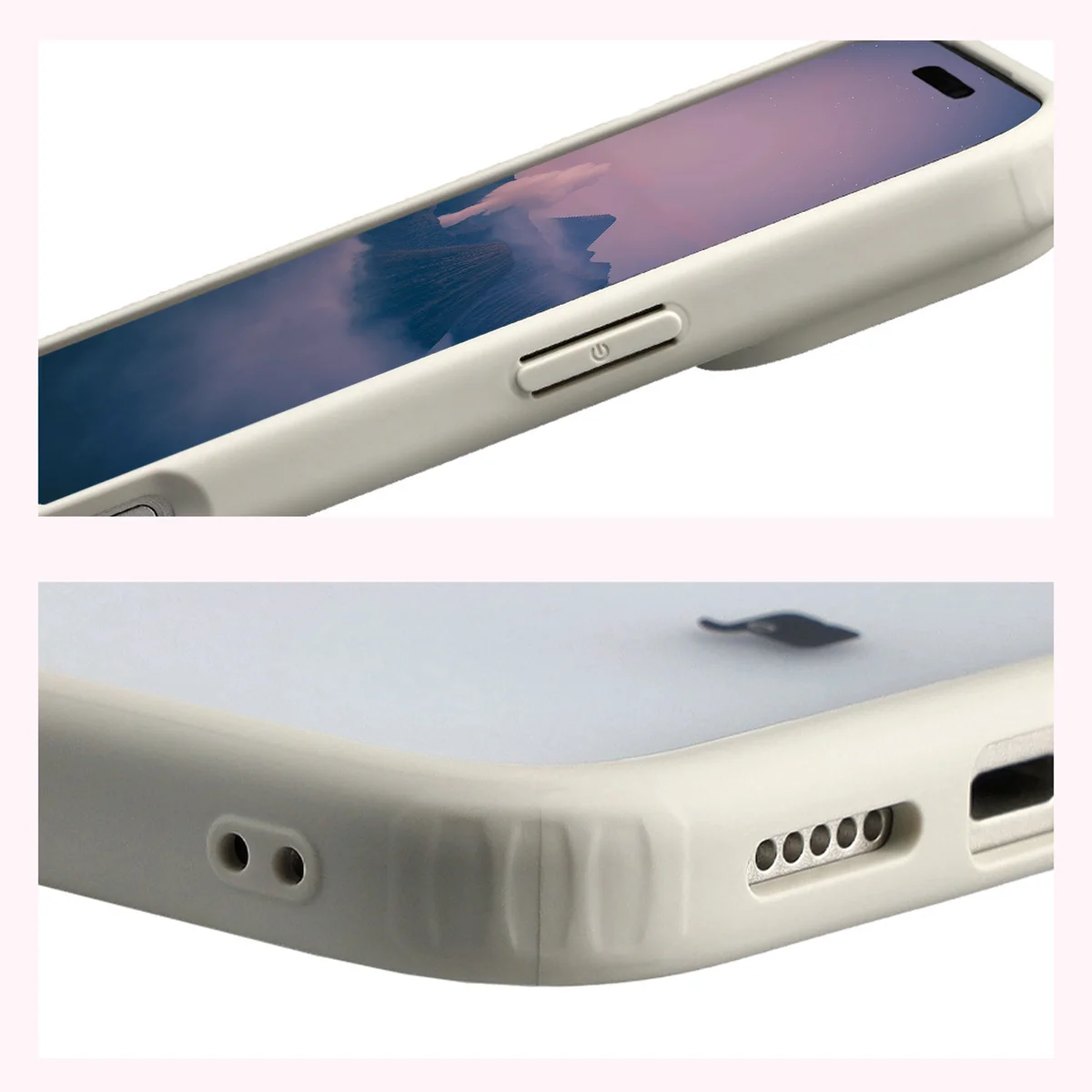Wzmocnione narożniki i podwyższone ranty ekranu w etui Bizon Case Angelo do iPhone 18 Pro Max / 17 Pro Max