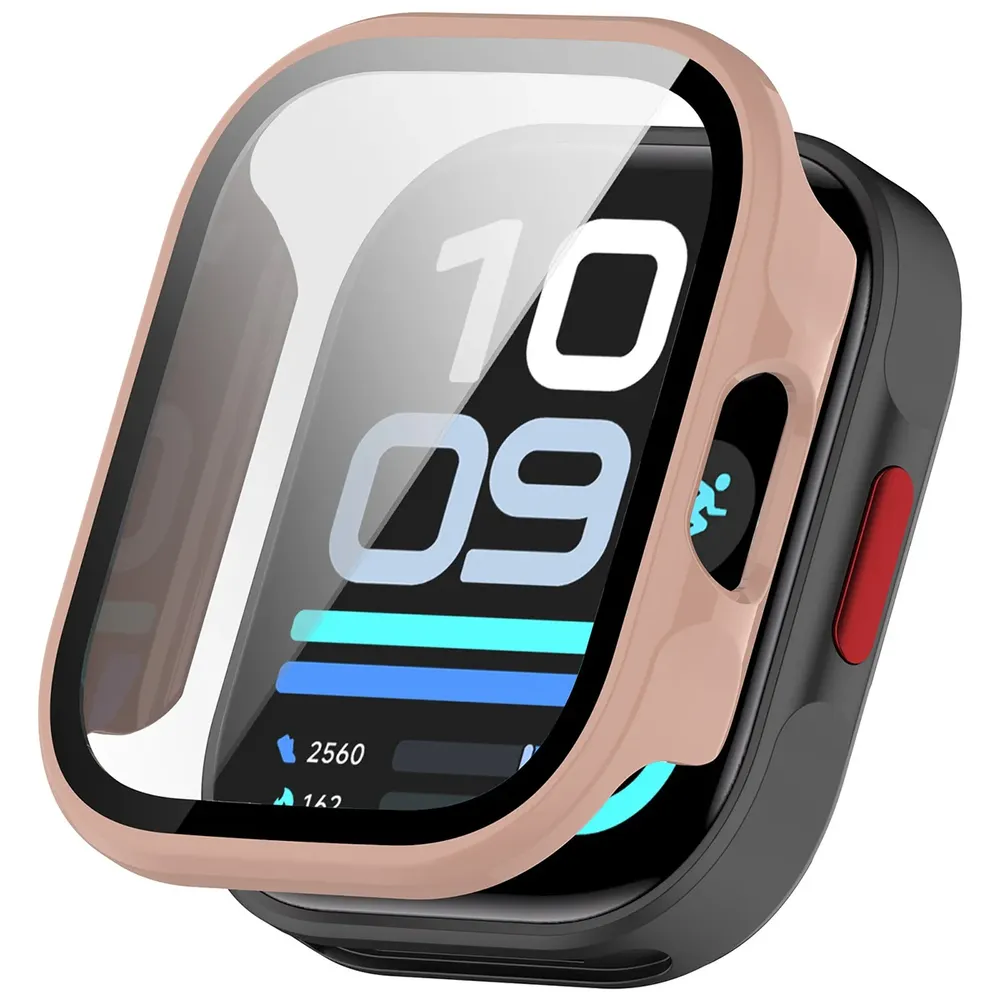 Wizualizacja nakładania etui Bizon Case Watch Adamo do Xiaomi Redmi Watch 6 Lite