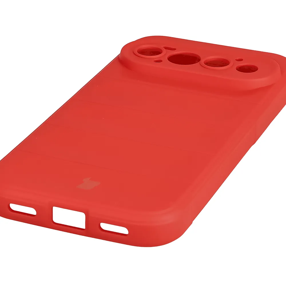 Precyzyjne wycięcia i kompatybilność z ładowaniem indukcyjnym w etui Bizon Case Tur do Google Pixel 11 Pro