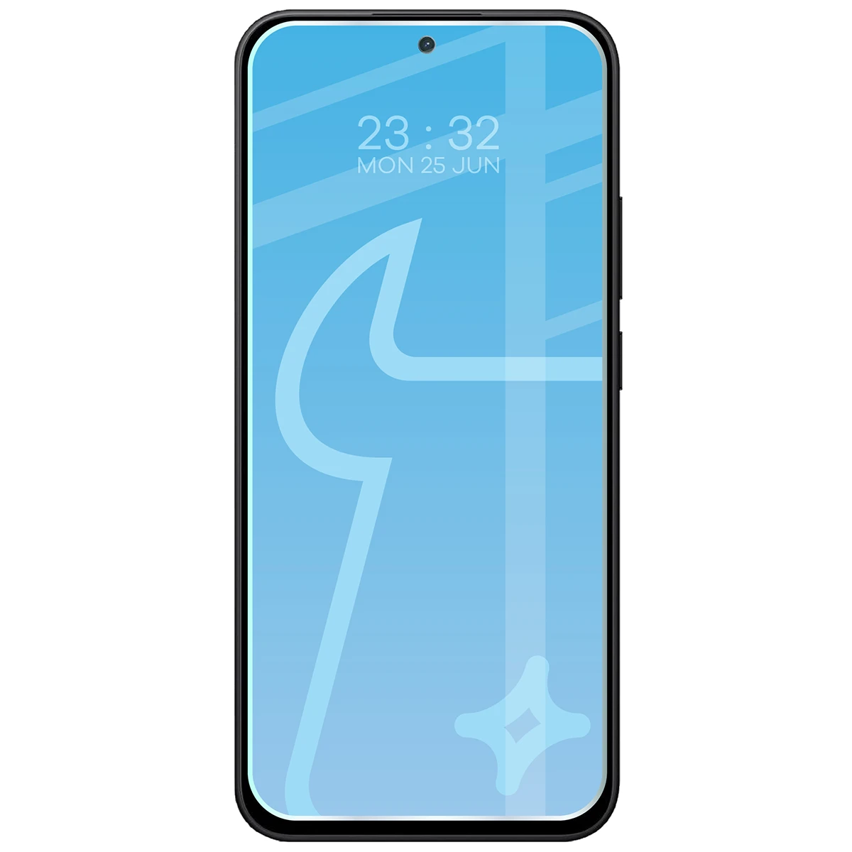 elefon z nałożonym szkłem Bizon Glass Clear do Xiaomi Redmi Note 17 5G / 4G