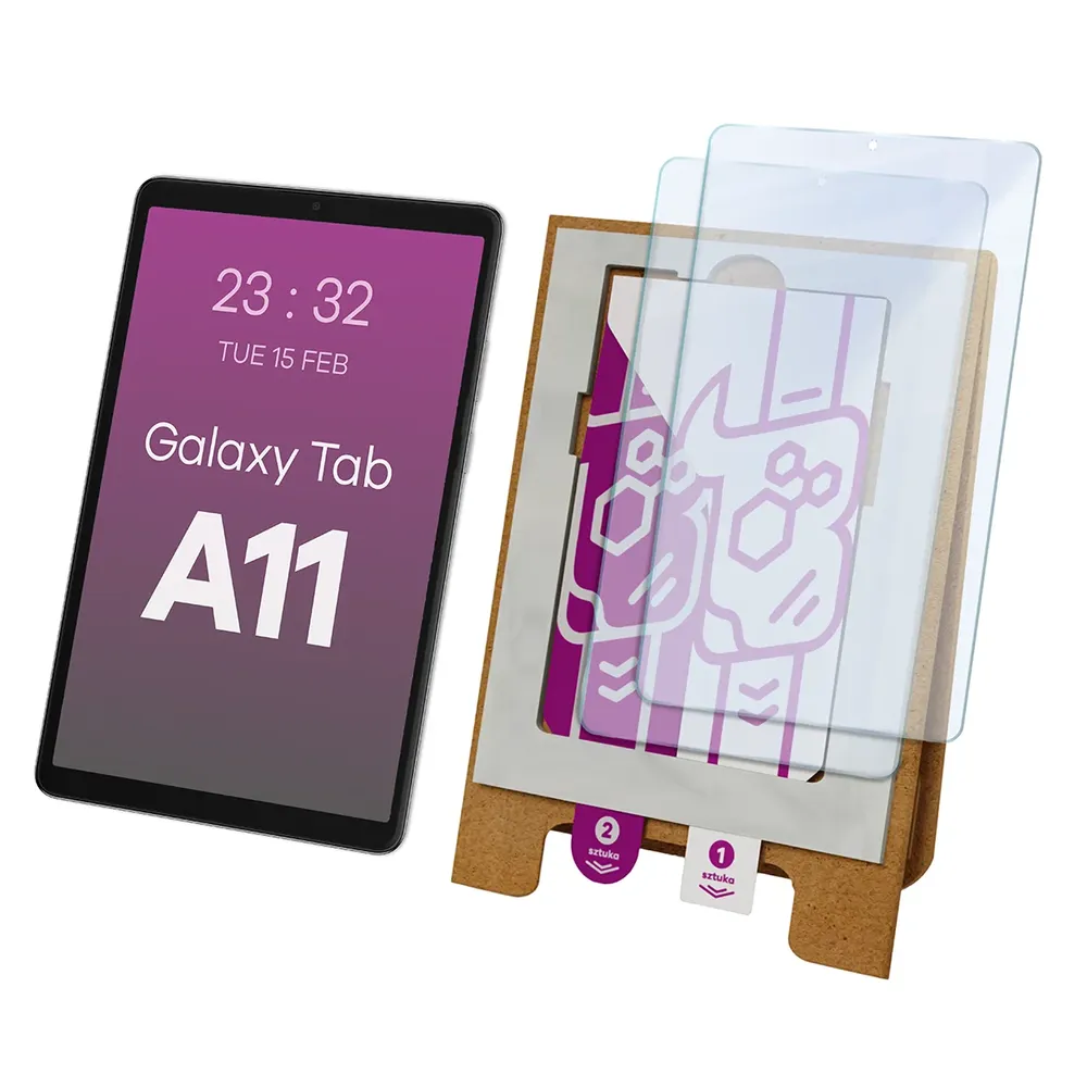 Aplikator Bizon Eplikator Tab Hybrid Mule do łatwej aplikacji ochrony ekranu dla Galaxy Tab A11