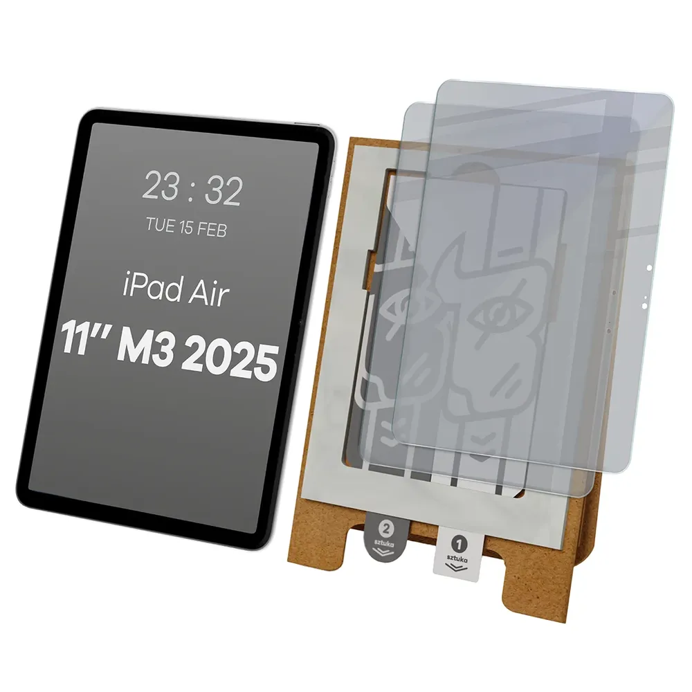 Aplikator Bizon Eplikator Tab Hybrid Shadow do łatwej aplikacji ochrony ekranu dla Apple iPad Air 11 M3 2025