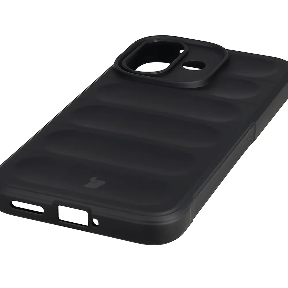 Precyzyjne wycięcia i kompatybilność z ładowaniem indukcyjnym w etui Bizon Case Tur do Xiaomi Redmi Note 17 Pro 5G