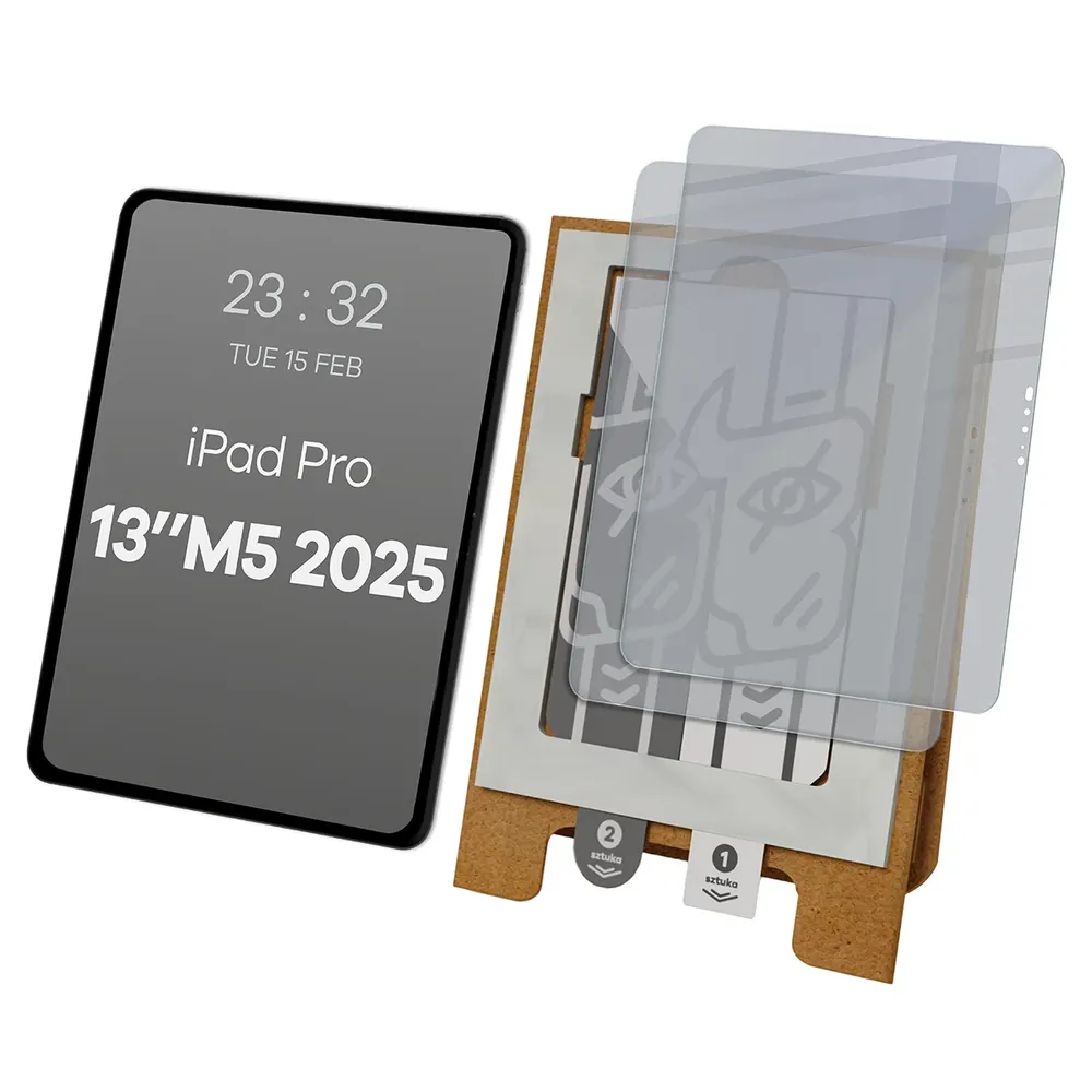 Aplikator Bizon Eplikator Tab Hybrid Shadow do łatwej aplikacji ochrony ekranu dla Apple iPad Pro 13 M5 2025