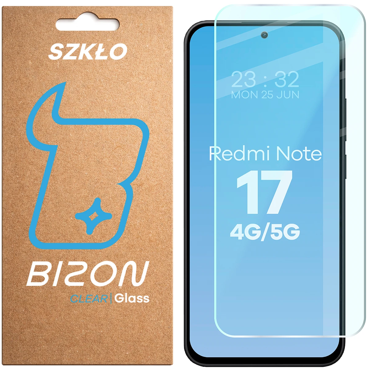 Szkło hartowane Bizon Glass Clear do Xiaomi Redmi Note 17 5G / 4G