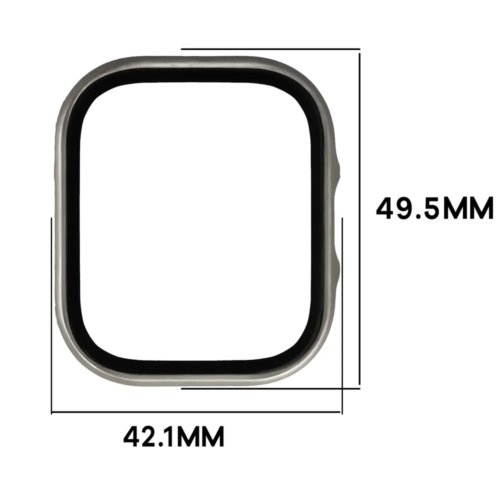 Wymiary etui Bizon Case Watch Adamo do Xiaomi Redmi Watch 6 Lite