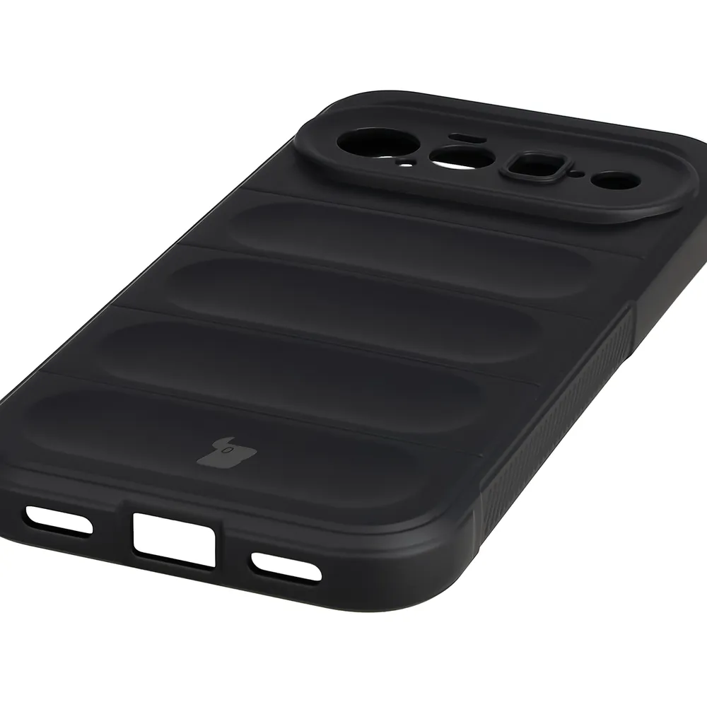 Precyzyjne wycięcia i kompatybilność z ładowaniem indukcyjnym w etui Bizon Case Tur do Google Pixel 11