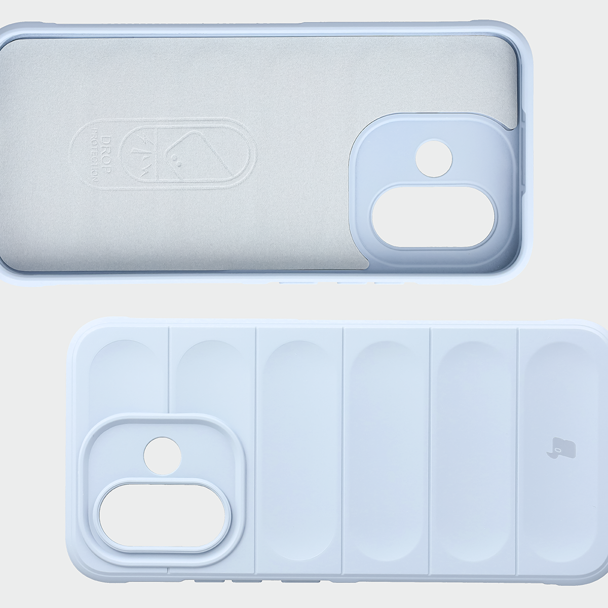 Wyściółka z mikrofibry, wyżłobienia na pleckach i wzmocnione narożniki w etui Bizon Case Tur do Xiaomi Redmi Note 17 5G