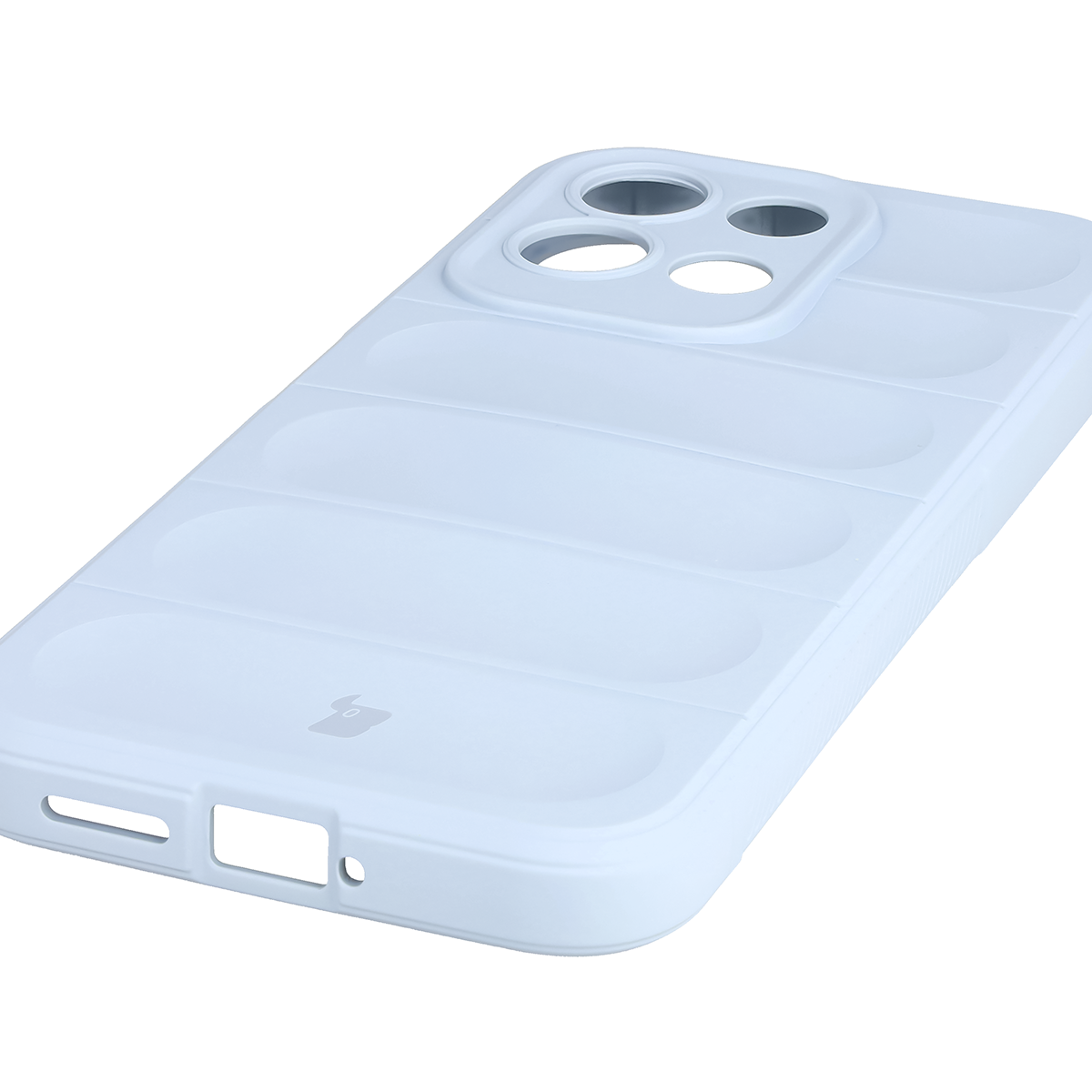 Precyzyjne wycięcia i kompatybilność z ładowaniem indukcyjnym w etui Bizon Case Tur do Xiaomi Redmi 17 5G / 4G