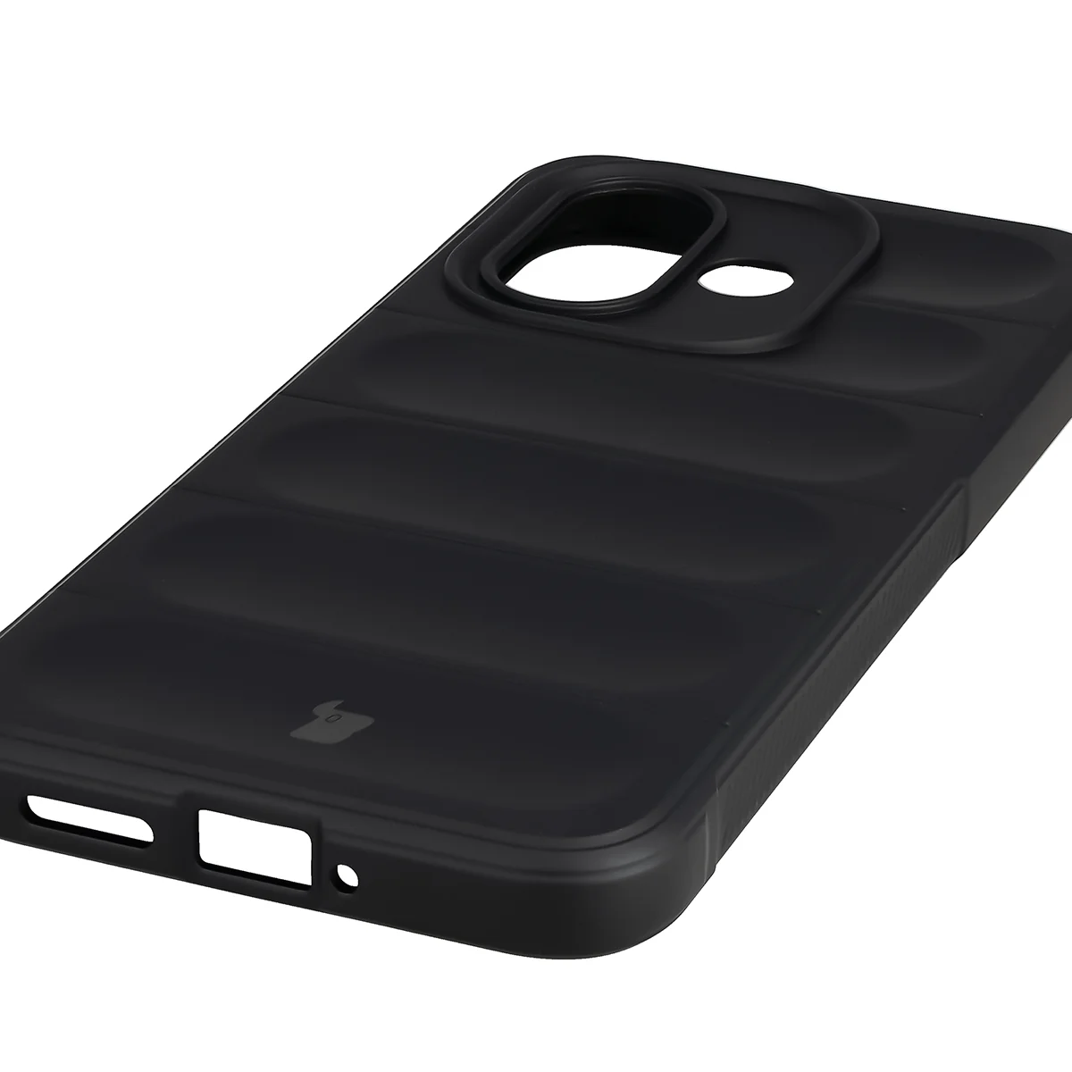 Precyzyjne wycięcia i kompatybilność z ładowaniem indukcyjnym w etui Bizon Case Tur do Xiaomi Redmi Note 17 5G
