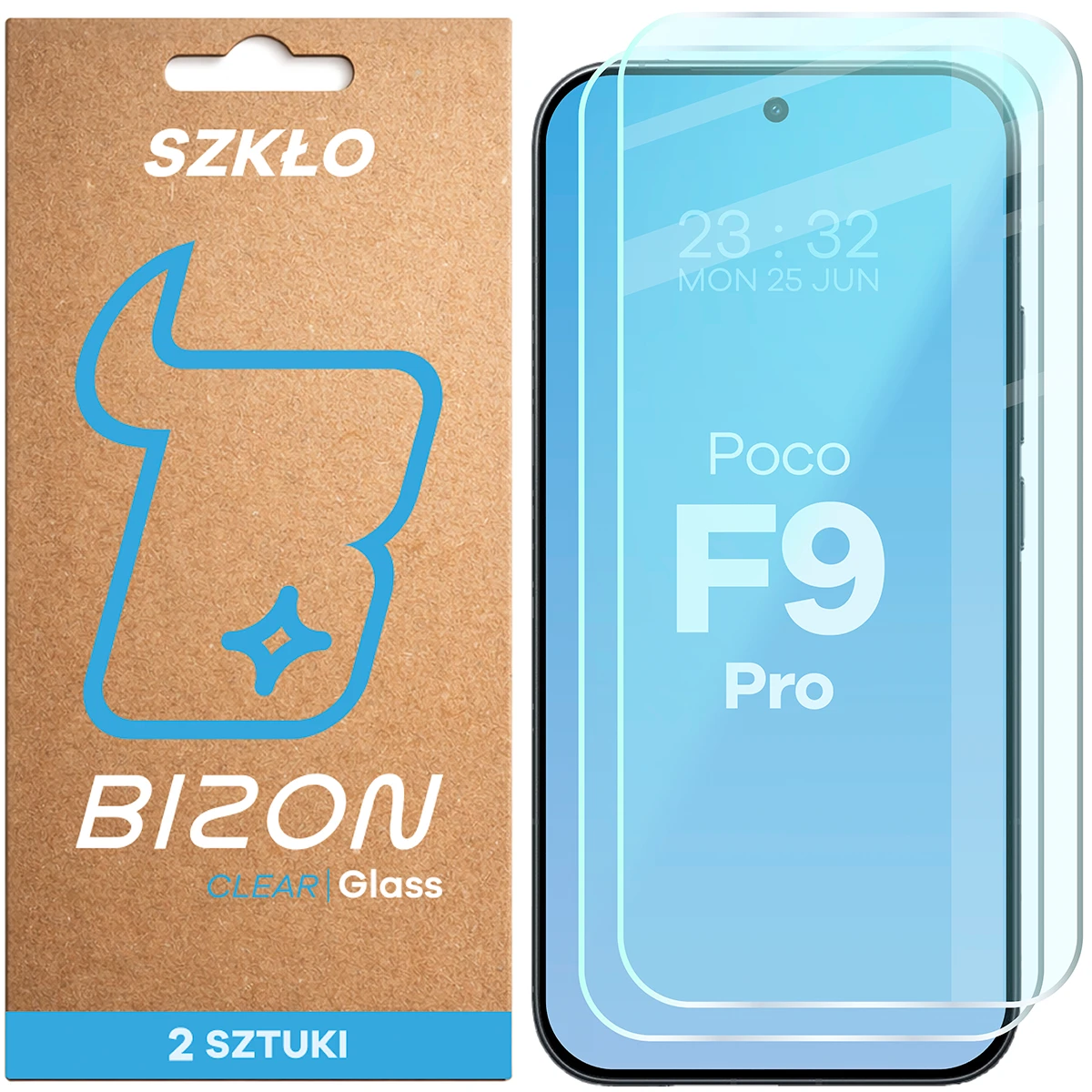 Szkło hartowane Bizon Glass Clear Duo do Xiaomi POCO F9 Pro
