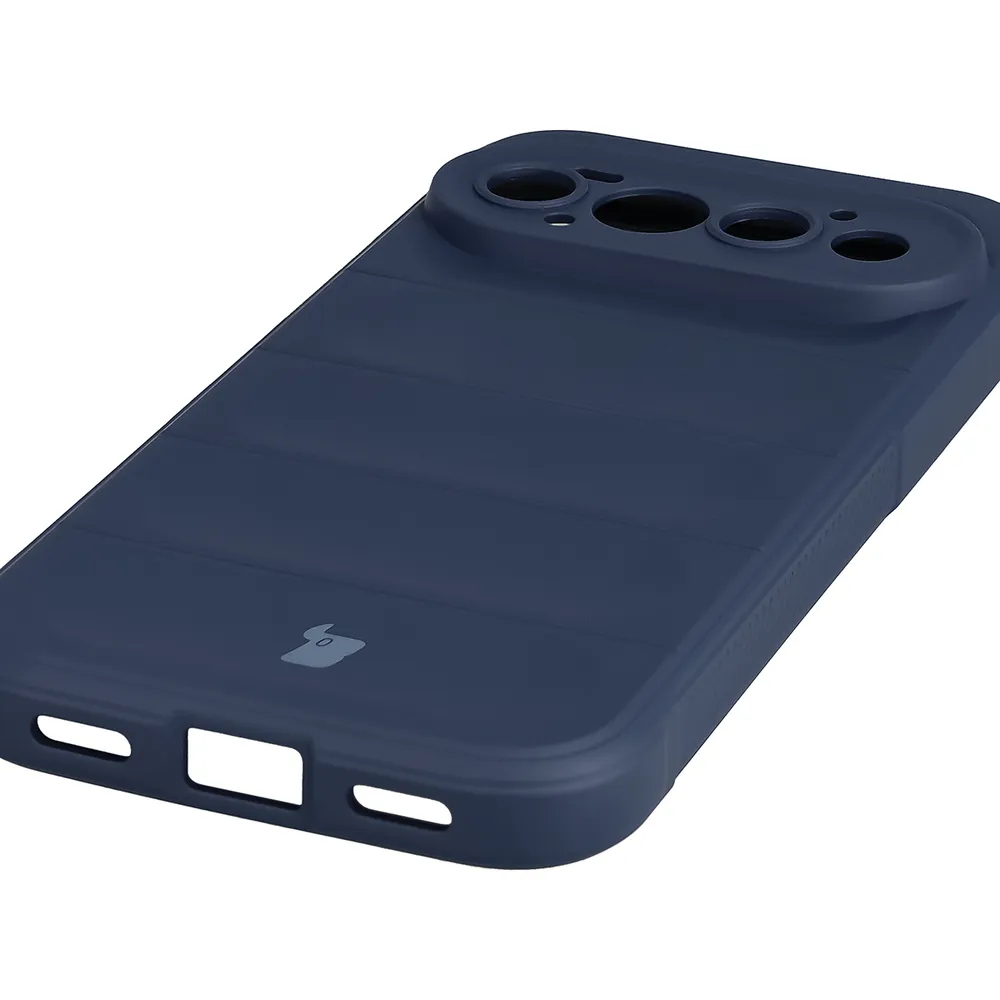 Precyzyjne wycięcia i kompatybilność z ładowaniem indukcyjnym w etui Bizon Case Tur do Google Pixel 11 Pro