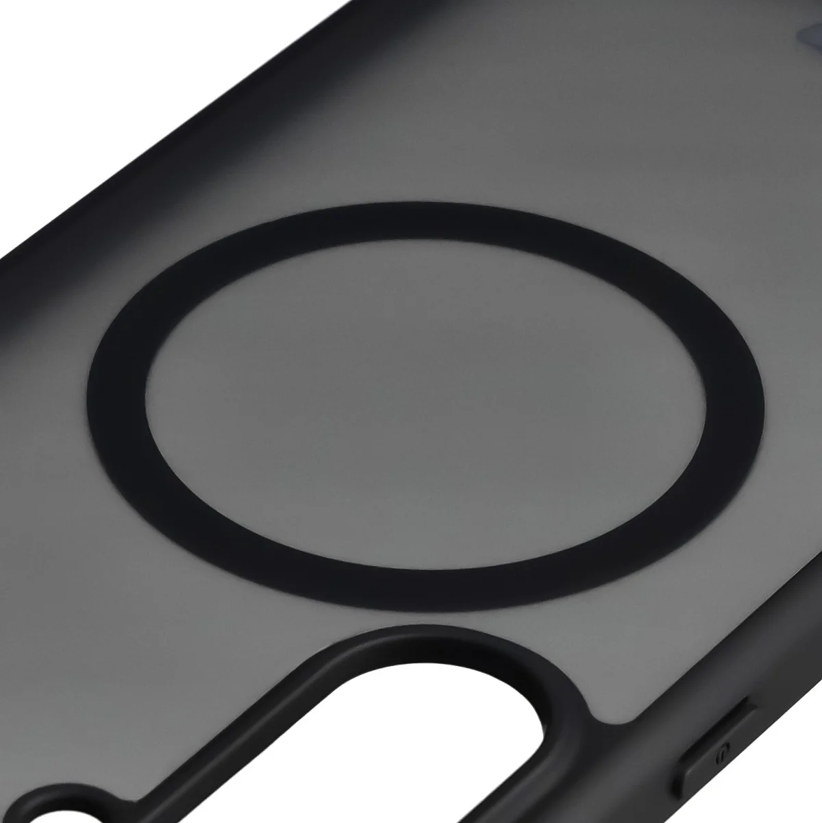Pierścień magnetyczny w etui Bizon Case MatteO do Galaxy S25 FE, Galaxy S26 FE