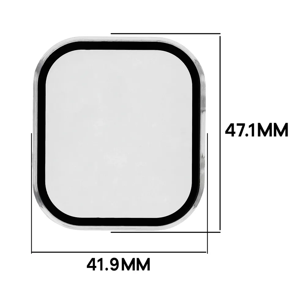 Wymiary etui Bizon Case Watch Adamo do Xiaomi Redmi Watch 6 Active