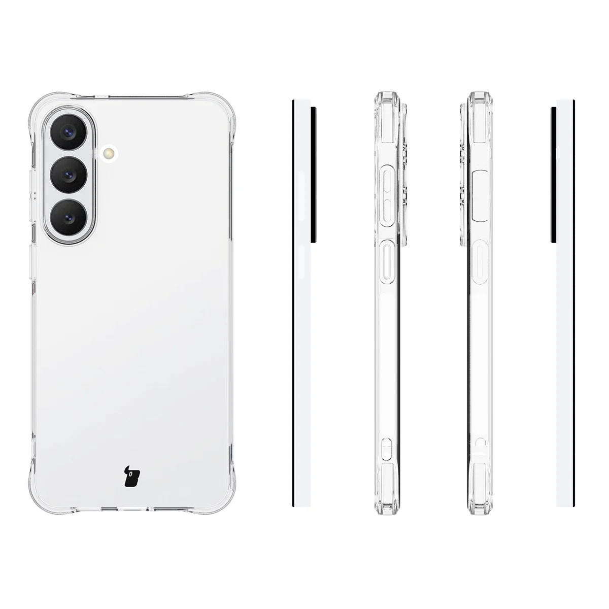 Etui Bizon Case Salpa do Galaxy S26 FE z różnych stron