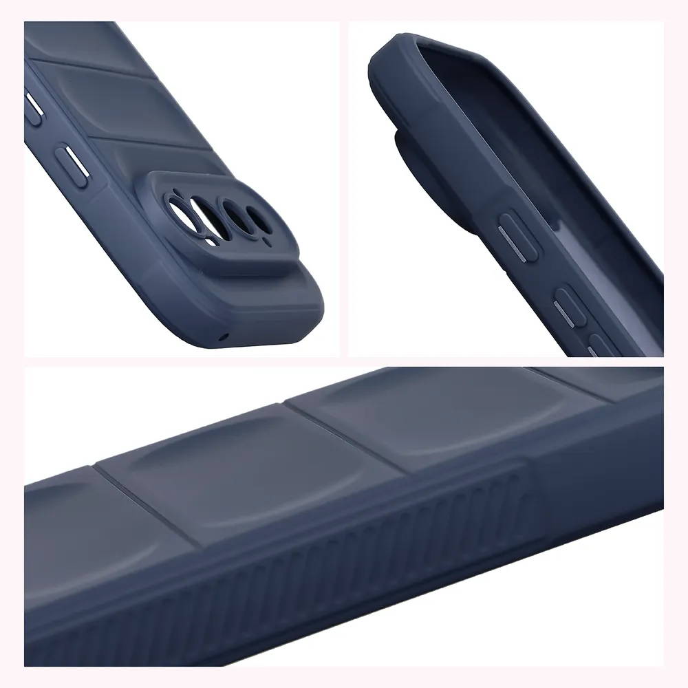 Teksturowane boki i podwyższone krawędzie ekranu i aparatu w etui Bizon Case Tur do Google Pixel 11 Pro