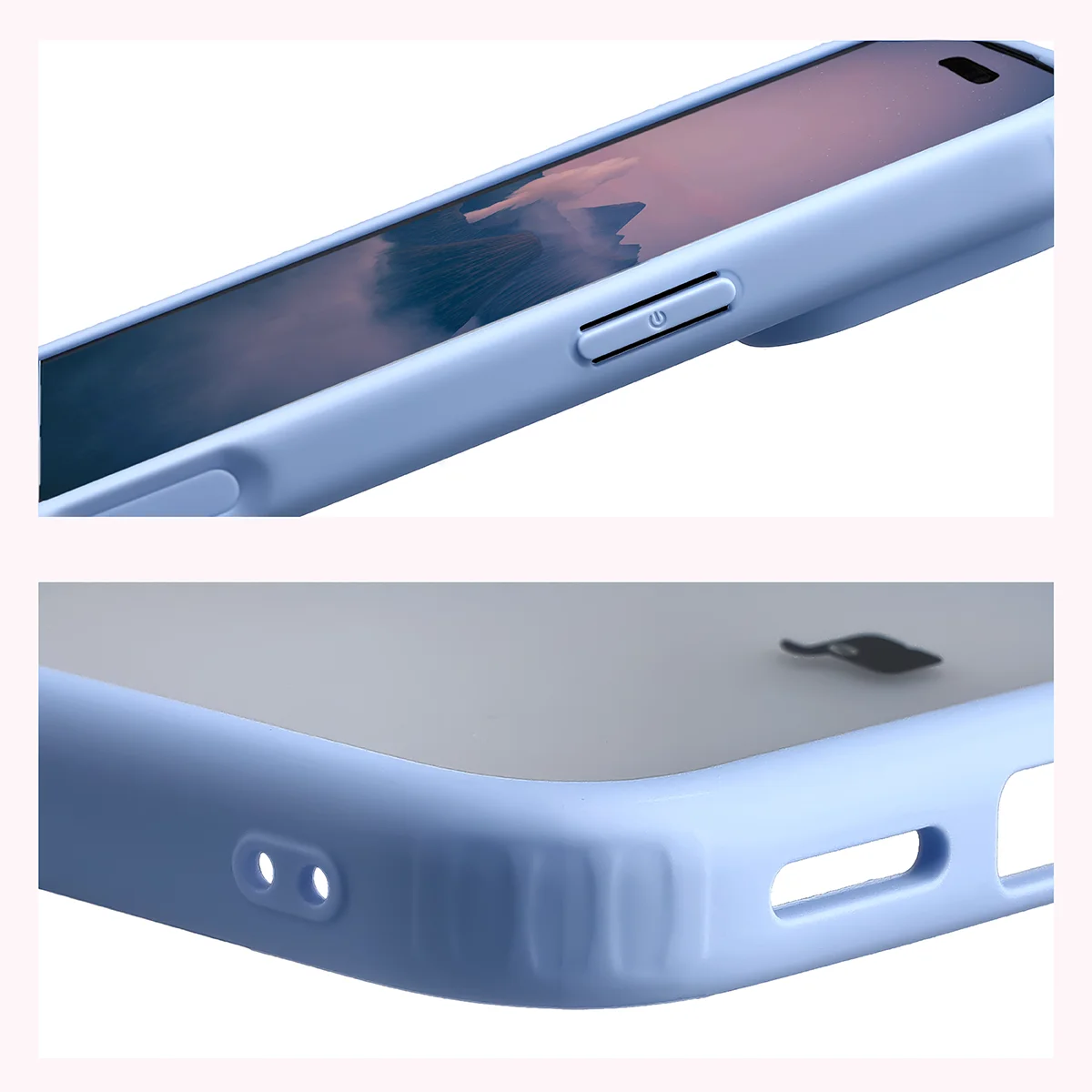 Wzmocnione narożniki i podwyższone ranty ekranu w etui Bizon Case Angelo do iPhone 18 Pro Max / 17 Pro Max