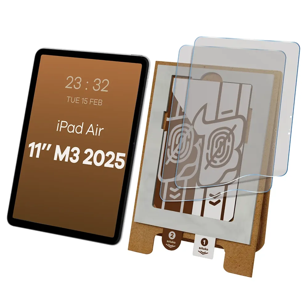 Aplikator Bizon Eplikator Tab Film Matte do łatwej aplikacji ochrony ekranu dla Apple iPad Air 11 M3 2025