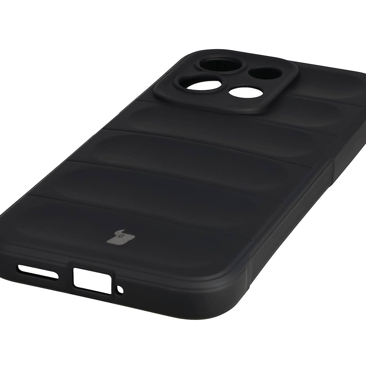 Precyzyjne wycięcia i kompatybilność z ładowaniem indukcyjnym w etui Bizon Case Tur do Xiaomi Redmi 17 5G / 4G