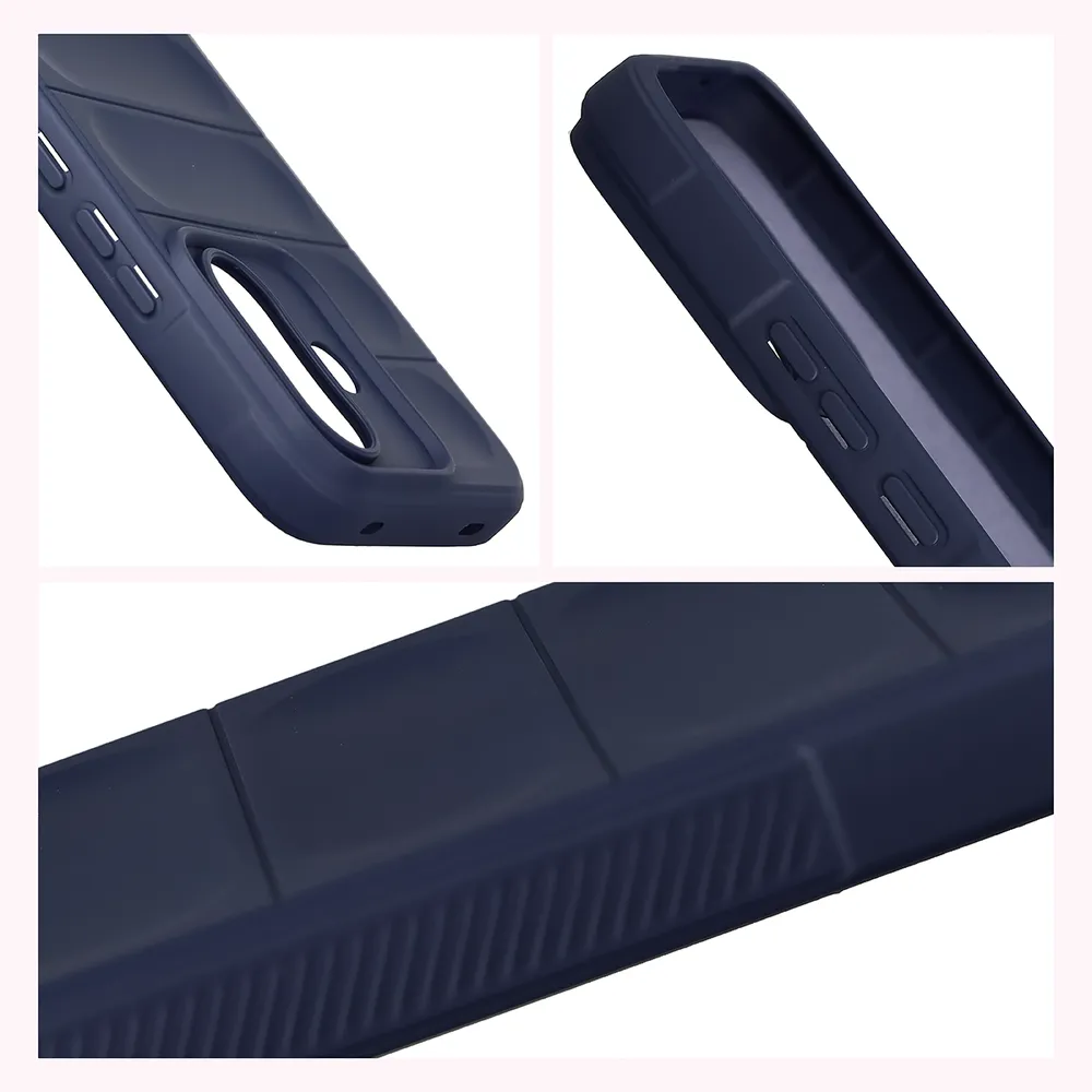 Teksturowane boki i podwyższone krawędzie ekranu i aparatu w etui Bizon Case Tur do Xiaomi Redmi Note 17 Pro 5G