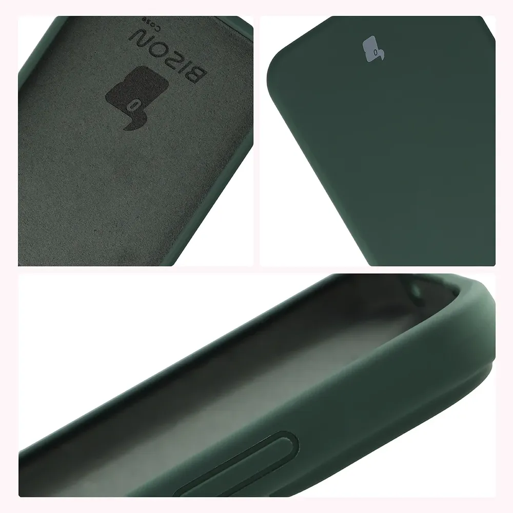 Konstrukcja etui Bizon Soft Case: zintegrowane osłony, podwyższone krawędzie i wyściółka z mikrofibry do Xiaomi Redmi Note 17 Pro 5G