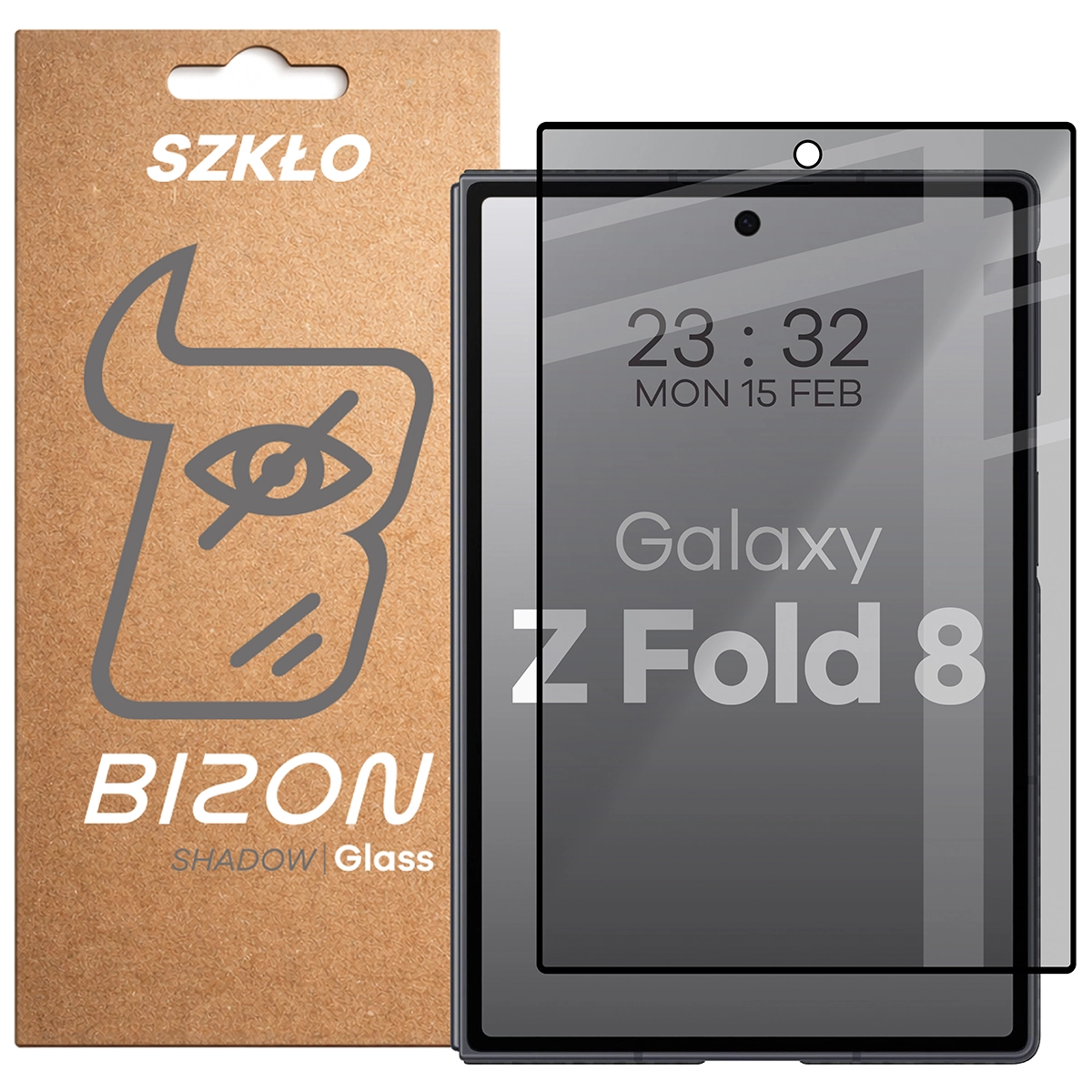 Szkło prywatyzujące Bizon Glass Edge Shadow do Galaxy Z Fold8