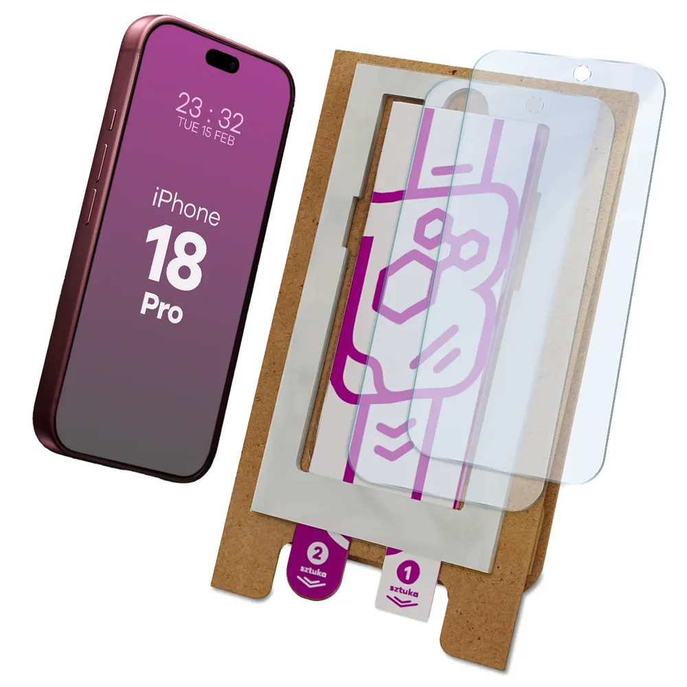 Aplikator Bizon Eplikator Hybrid Mule do łatwej aplikacji ochrony ekranu dla iPhone 18 Pro