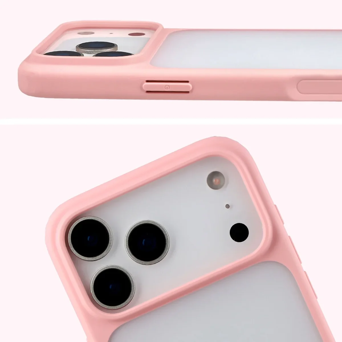 Wycięcie na aparat, wzmocnione narożniki do iPhone 18 Pro Max / 17 Pro Max