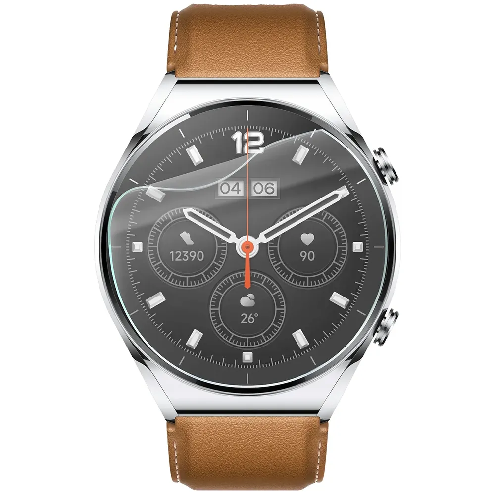 Folia hydrożelowa Bizon Watch Film HydroFlex do Xiaomi Watch S1 na zegarku