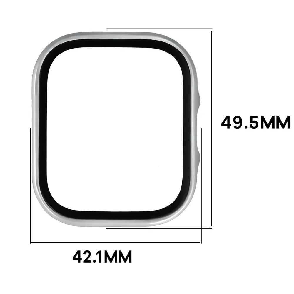 Wymiary etui Bizon Case Watch Adamo do Xiaomi Redmi Watch 6 Lite