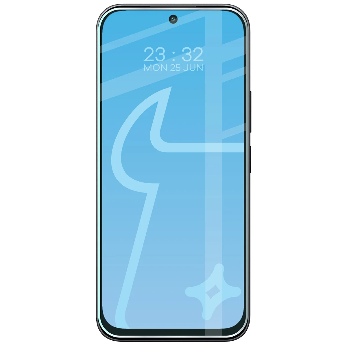 elefon z nałożonym szkłem Bizon Glass Clear do Xiaomi Redmi 17 5G / 4G