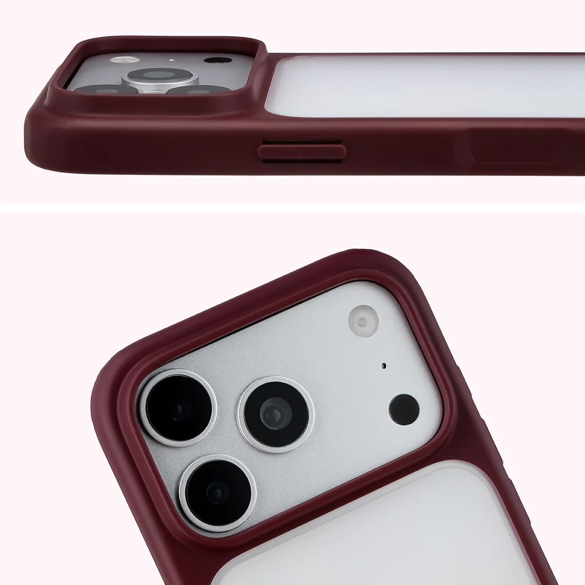 Wycięcie na aparat, wzmocnione narożniki do iPhone 18 Pro / 17 Pro