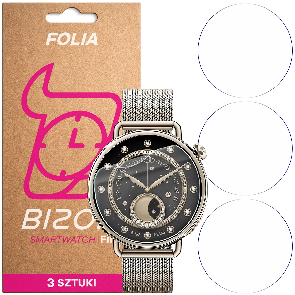 Folia hydrożelowa Bizon Watch Film HydroFlex dla Xiaomi Watch S4 41mm