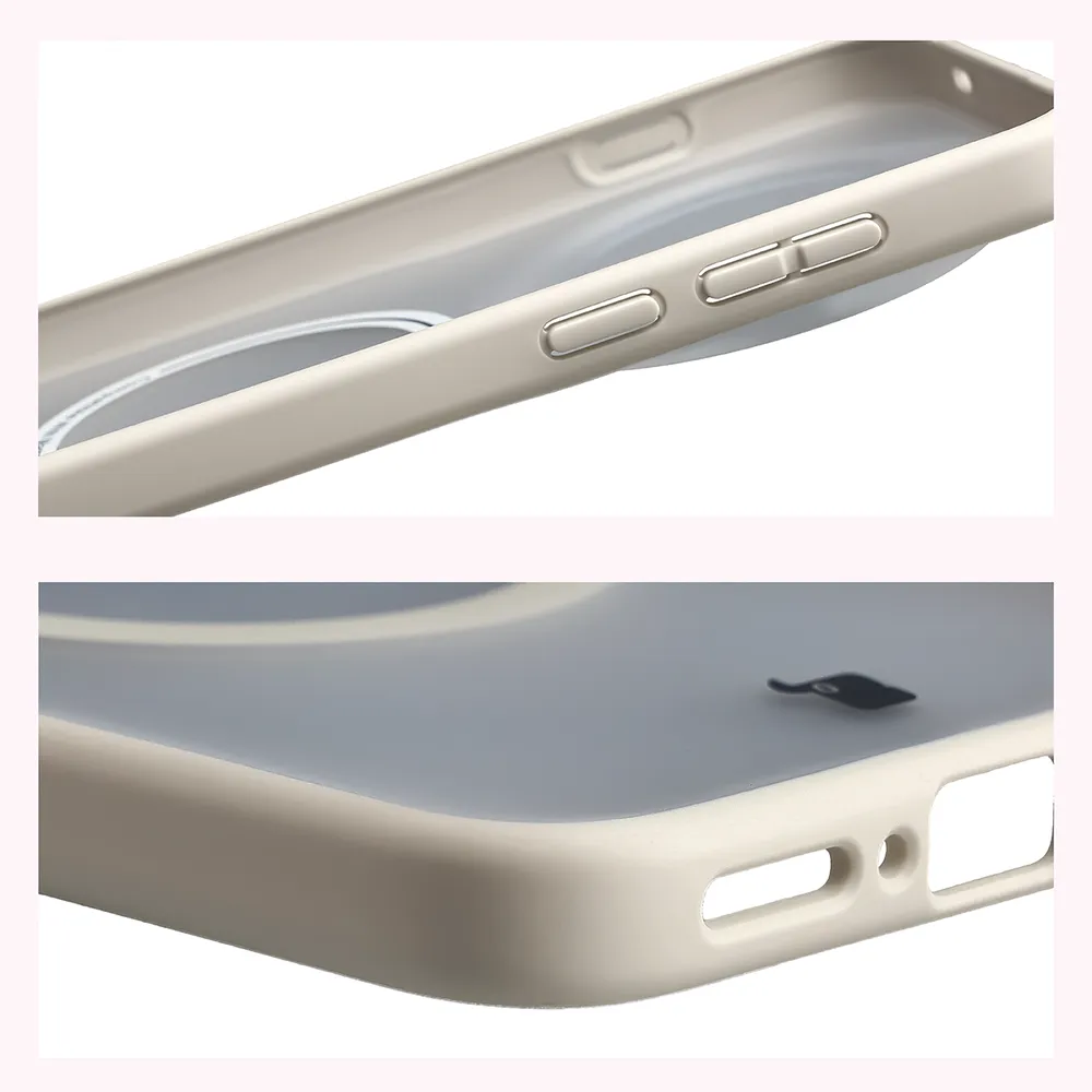 Wzmocnione narożniki i podwyższone ranty ekranu w etui Bizon Case MatteO do Vivo X500 Pro Max