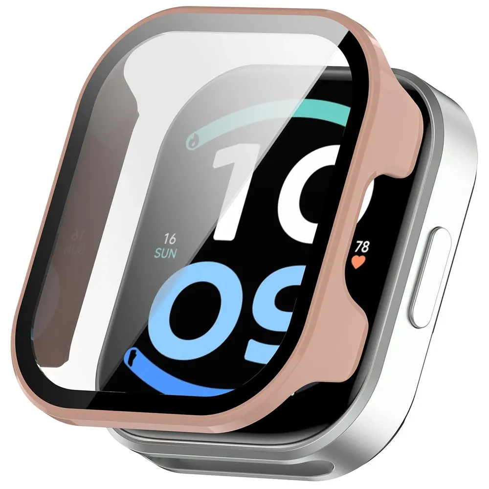 Wizualizacja nakładania etui Bizon Case Watch Adamo do Xiaomi Redmi Watch 6 Active